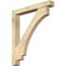 Ekena Millwork Imperial Block Rough Sawn Bracket w/ Offset Brace, Douglas Fir, 6"W x 42"D x 48"H BKT0604X42X48IMP05RDF - alternate 1